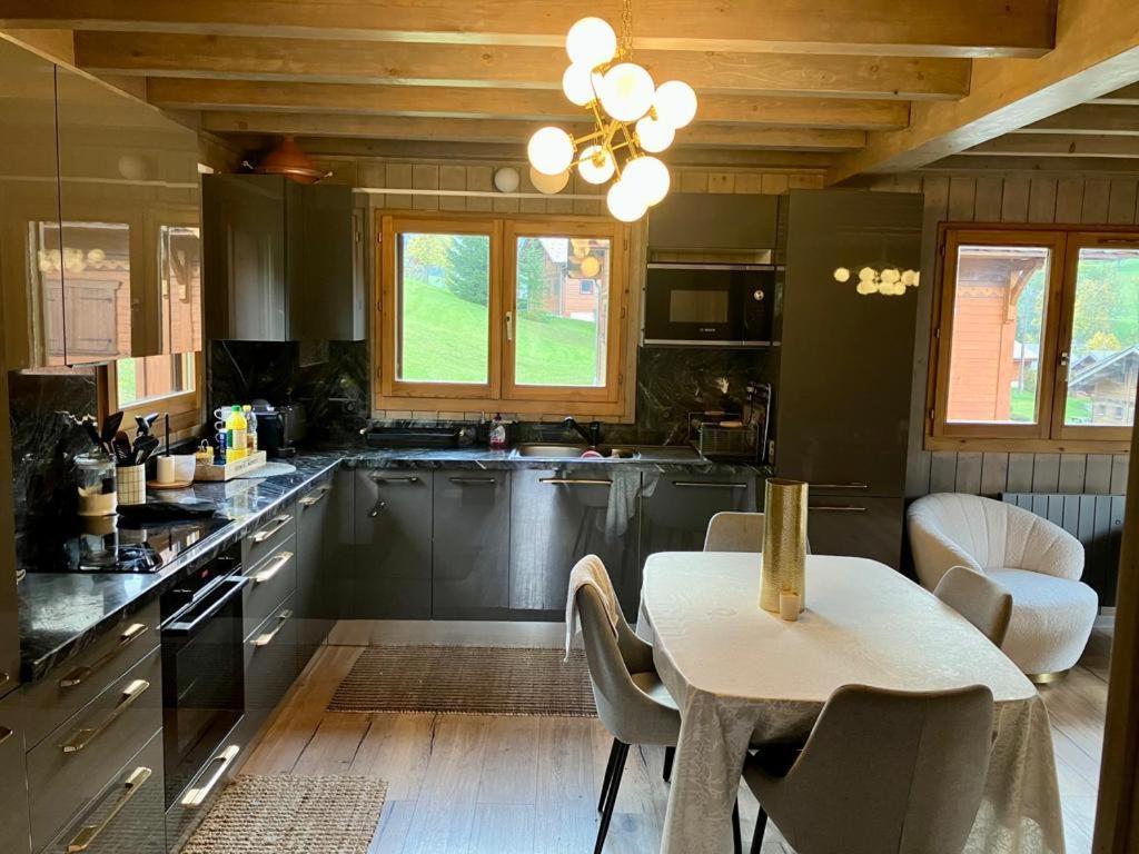 Chalet Luxueux Châtel Extérieur photo